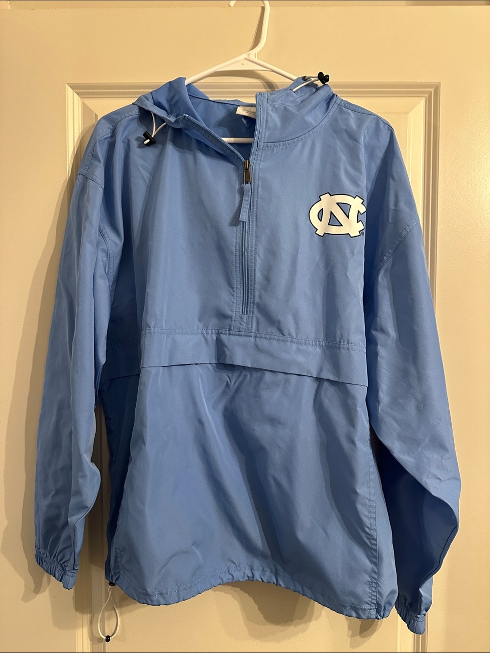 Champion UNC Women’s Pullover Windbreaker Jacket with Hood